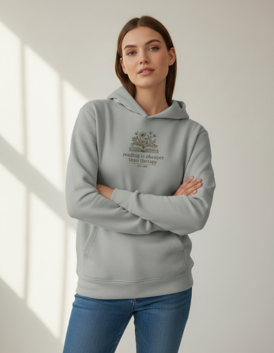 Reading is cheaper than therapy - Oversize