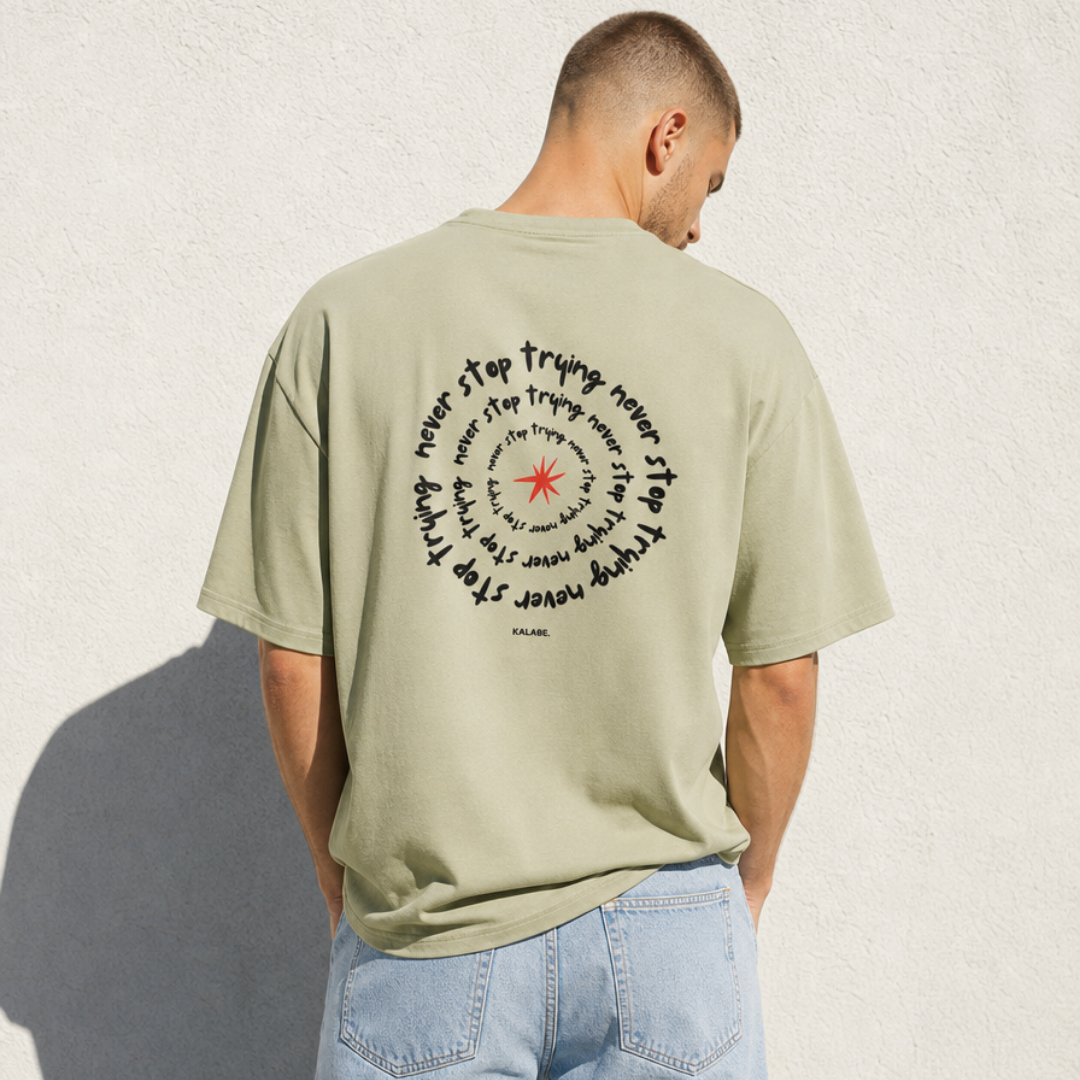 Never Stop Trying - Oversize
